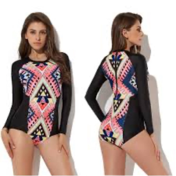 Other - Womens Long-sleeved Swimsuit NWOT
